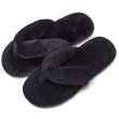 画像2: fur tong plush slippers Sandals 　ファーモコモコトングサンダルスリッパ (2)