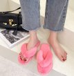 画像11: fur tong plush slippers Sandals 　ファーモコモコトングサンダルスリッパ (11)