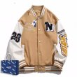 画像4: NASA WHHD stadium jacket baseball uniform jacket blouson  ユニセックス 男女兼用NASAナサNロゴ刺繍スタジアムジャンパー スタジャン MA-1 ボンバー ジャケット ブルゾン (4)