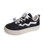 画像2: women's Smile batch platform lace-up sneakers　スマイルバッチ付き厚底プラットフォームレースアップスニーカー (2)