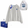 画像2: NASA×cookie monster print zip up hoody　ユニセックス男女兼用 NASA×クッキーモンスタージップアップフーディパーカー  (2)