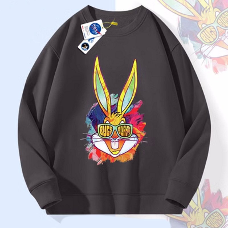 画像5: NASA xBugs Bunny sweatshirt　ユニセックス男女兼用 NASA×バックスバニースエットトレーナー  (5)