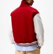 画像4: one point rabbit stadium jacket baseball uniform jacket blouson  ユニセックス 男女兼用ワンポイントラビット刺繍スタジアムジャンパー スタジャン MA-1 ボンバー ジャケット ブルゾン (4)