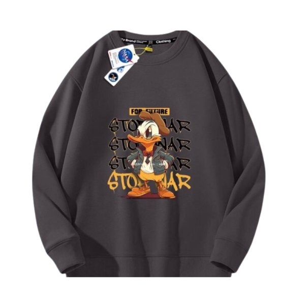 画像1: NASA x Donald Duck sweatshirt　ユニセックス男女兼用 NASA×ドナルドダックスエットトレーナー  (1)