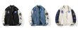 画像6: NASA×Space Shuttle Emblem stadium jacket baseball uniform jacket blouson  ユニセックス 男女兼用NASAナサ×スペースシャトルエンブレムスタジアムジャンパー スタジャン MA-1 ボンバー ジャケット ブルゾン (6)