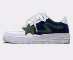 画像3: shooting star low top sneakers shoes　 男女兼用 ユニセックスシューティングスター星レザーレースアップスニーカー (3)