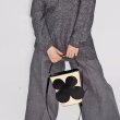 画像2: four leaf clover canvas bucket tote shoulder bag Handbag 　四つ葉のクローバーキャンバスバケットトートショルダーバッグ (2)