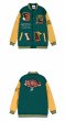 画像6: baseball embroidery stadium jacket baseball uniform jacket blouson  ユニセックス 男女兼用ベースボール刺繍スタジアムジャンパー スタジャン MA-1 ボンバー ジャケット ブルゾン (6)