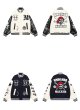 画像6: pirate x baseball embroidery stadium jacket baseball uniform jacket blouson  ユニセックス 男女兼用パイレーツ海賊×ベースボール刺繍スタジアムジャンパー スタジャン MA-1 ボンバー ジャケット ブルゾン (6)