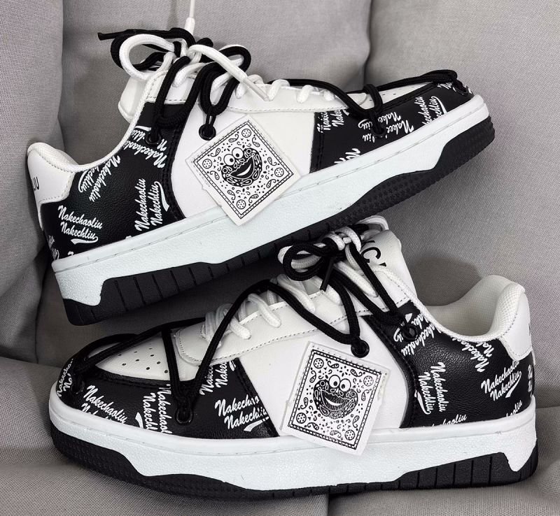 画像3: Sesame Street leather lace-up sneakers shoes 男女兼用 ユニセックスセサミストリー トレザーレースアップスニーカー (3)