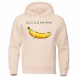 画像1: Dolce & Banana Cute PrintedHoodie　ユニセックス男女兼用Dolce & Bananaバナナプリント フーディパーカー  (1)