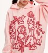 画像5: Y2K hip hop boy illustration print hoodie　ユニセックス男女兼用ヒップホップボーイイラストプリント フーディパーカー  (5)