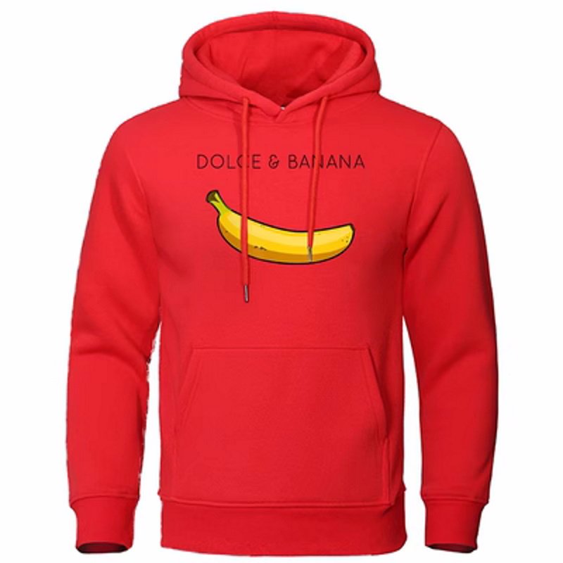画像8: Dolce & Banana Cute PrintedHoodie ユニセックス男女兼用Dolce & Bananaバナナプリント フーディパーカー  (8)