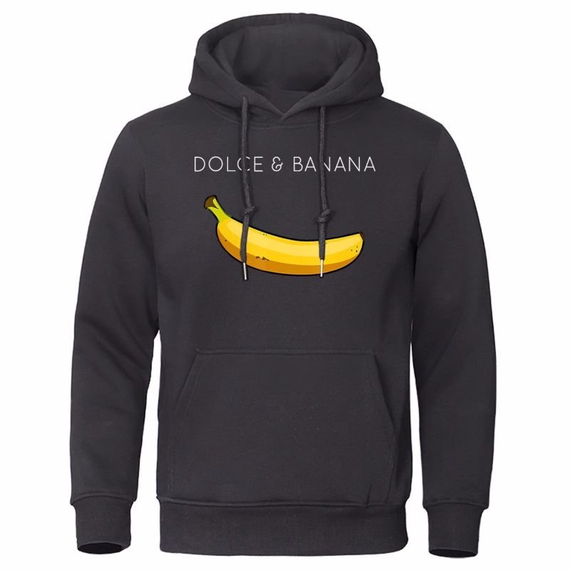 パーカー・フーディ CW21S0008 BANANA HOODIE FELPA 114479 Dolce & Banana Cute PrintedHoodie ユニセックス男女兼用Dolce