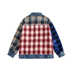 画像2: Denim & Check G Jean jacket blouson  ユニセックス 男女兼用 デニム＆チェックGジャンジャケット ブルゾン (2)