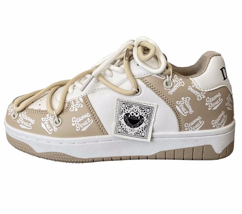 画像2: Sesame Street leather lace-up sneakers shoes 男女兼用 ユニセックスセサミストリー トレザーレースアップスニーカー (2)