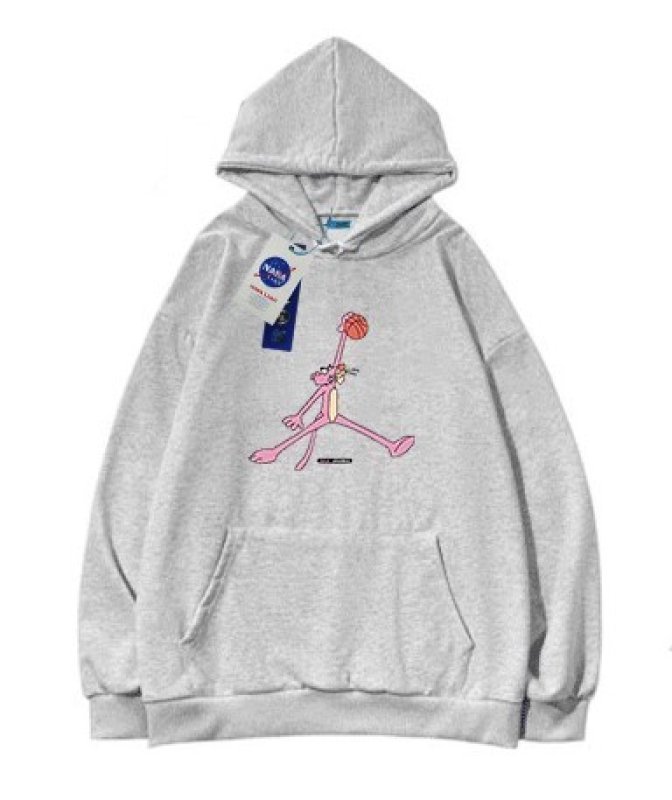 画像1: Unisex Pink Panther x MJ Design Hoodie Sweat Shirt  ユニセックス 男女兼用 ピンクパンサーxMJ デザイン パーカー フーディ スウェット シャツ 6色 (1)
