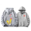 画像5: homer simpson x donuts hoodie　ユニセックス男女兼用ホーマーシンプソン×ドーナッツドーナツフーディプリント パーカー  (5)