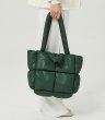 画像16: stitching plaid puff down underarm bag large capacity one-shoulder  tote2WAY bag 　ステッチチェック柄 パフダウン トート ショルダー2WAYバッグ (16)