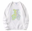 画像1: Half Monogram & Terminator Bear sweatshirt　ユニセックス男女兼用 ハーフモノグラム＆ターミネーターベア熊スエットトレーナー  (1)