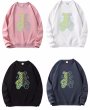 画像8: Half Monogram & Terminator Bear sweatshirt　ユニセックス男女兼用 ハーフモノグラム＆ターミネーターベア熊スエットトレーナー  (8)