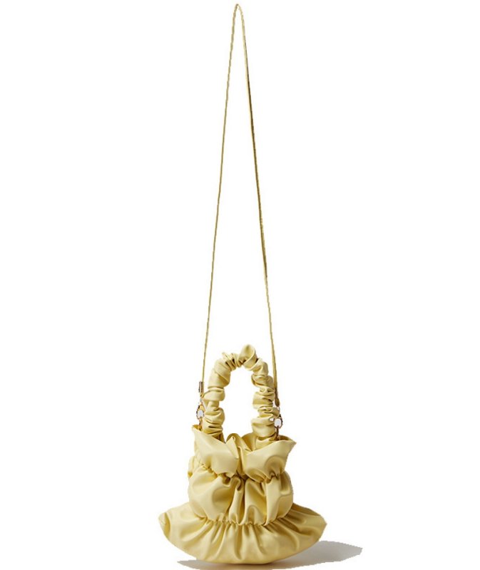 画像8: wrinkled cloud bag tote shoulder bag Handbag 　リンクルレザースイートトートショルダーバッグ (8)