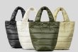 画像5: Down quilted lightweight tote shoulder eco bag Handbag 　ダウンキルティング軽量トートショルダーバッグ (5)
