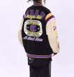 画像6: MDAN Heavy Industry Flocking Embroidery Stitching stadium jacket baseball uniform jacket blouson  ユニセックス 男女兼用MDAN刺繍スタジアムジャンパー スタジャン MA-1 ボンバー ジャケット ブルゾン (6)