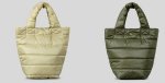 画像6: Down quilted lightweight tote shoulder eco bag Handbag 　ダウンキルティング軽量トートショルダーバッグ (6)