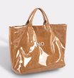 画像4: Kraft Paper Transparent PVC Large Capacity tote  eco bag Handbag 　男女兼用ユニセックスクラフト紙透明PVCトートエコバッグ (4)