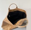 画像5: Kraft Paper Transparent PVC Large Capacity tote  eco bag Handbag 　男女兼用ユニセックスクラフト紙透明PVCトートエコバッグ (5)