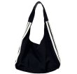 画像13: 3 line Nilong cloth shoulder tote shoulder eco bag Handbag 　3本ラインナイロンクロストートショルダーエコバッグ (13)