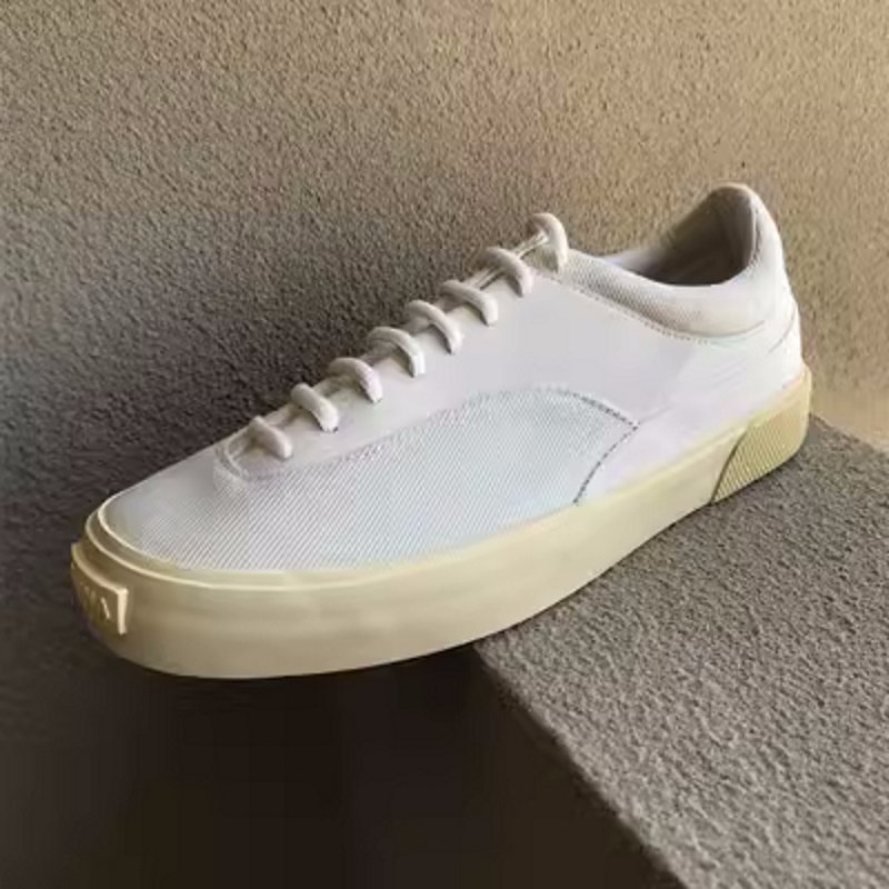 画像5:  color-blocking lace-up sneakers shoes  男女兼用 ユニセックスカラーブロッキングローカットレースアップスニーカー (5)