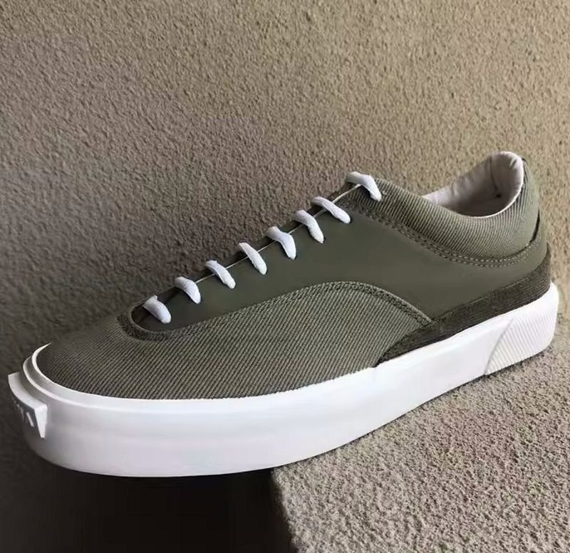 画像6:  color-blocking lace-up sneakers shoes  男女兼用 ユニセックスカラーブロッキングローカットレースアップスニーカー (6)