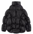 画像1: Irregular split pleated stand-up collar down jacket coat　男女兼用ユニセックスイレギュラースプリットプリーツスタンドカラーダウンジャケット コート (1)