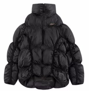 silver shiny down short jacket coat ユニセックス男女兼用 silver shiny down short jacket coat ユニセックス男女兼用