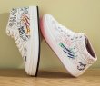 画像7: women's Graffiti high-cut leather lace-up sneakers　グラフィックペイント厚底プラットフォームレザーレースアップスニーカー (7)