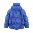 画像9: Irregular split pleated stand-up collar down jacket coat　男女兼用ユニセックスイレギュラースプリットプリーツスタンドカラーダウンジャケット コート (9)