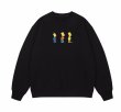 画像2: The Simpsons Logo letter printing loose round neck long-sleeved  sweatshirt　ユニセックス男女兼用ザ・シンプソンズ ロゴレタープリントスエットトレーナー  (2)