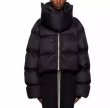 画像3: rubber scarf turtleneck scarf collar short length down jacket coat　ユニセックスタートルネックスカーフ付きショート丈ダウンジャケット コート (3)