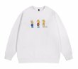 画像4: The Simpsons Logo letter printing loose round neck long-sleeved  sweatshirt　ユニセックス男女兼用ザ・シンプソンズ ロゴレタープリントスエットトレーナー  (4)