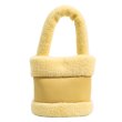 画像4: sheep hair boa combination mini bag Bucket Tote Shoulder Bag Handbag 　シープヘアコンビネーションミニバケットトートショルダーバッグ (4)