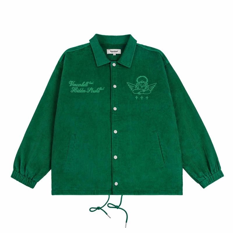 画像5: corduroy logo embroidery baseball uniformsletter embroidery baseball jacket stadium jacket  ユニセックス 男女兼用コーディロイレター刺繍スタジアムジャンパー スタジャン MA-1 ボンバー ジャケット ブルゾン (5)