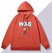 画像10: KAWS×Basketball print Hooded Sweatshirt 　ユニセックス男女兼用カウズ×バスケットボールプリントフーディパーカー (10)
