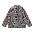 画像2: Mickey Mouse print half jacket coat　男女兼用ユニセックスミッキーマウスプリントハーフジャケット コート (2)
