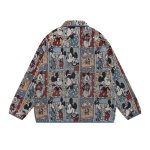 画像2: Mickey Mouse print half jacket coat　男女兼用ユニセックスミッキーマウスプリントハーフジャケット コート (2)