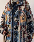 画像3: Mickey Mouse print half jacket coat　男女兼用ユニセックスミッキーマウスプリントハーフジャケット コート (3)