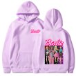 画像15: cross-border Barbie come on English letter printed hooded hoody sweater　ユニセックス男女兼用 バービー＆レターロゴフーディセーターパーカー  (15)