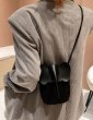 画像6: Lambswool & Leather Elephant shoulder mini bag Handbag 　ラムウール＆レザーエレファント ショルダーミニバッグ斜め掛けバッグ (6)