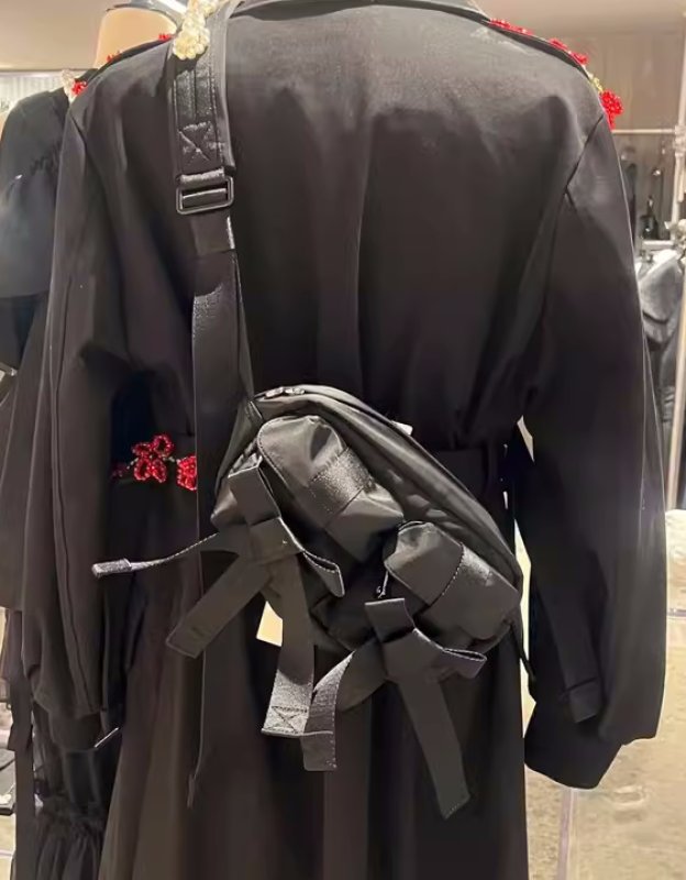 画像8: Sweet Jubilee Pearl Canvas Bow One Shoulder Crossbody Bag shoulderbag Handbag  リボンパール付きワンショルダーバッグ斜め掛けバッグポシェット (8)